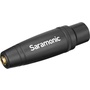 Saramonic C-XLR+ 3.5mm TRS Female to XLR Male Adapter with Phantom Power Converter