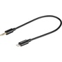 Saramonic SR-C2000 3.5mm TRS Male to Lightning Adapter Cable for Audio to iPhone (9"/22.8cm)