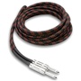Hosa 3GT Cloth Guitar Cable (Black/Red 5.5m)
