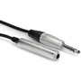 Hosa 6.5mm TRS Female to 6.5mm TRS Male Pro Headphone Extension Cable (7.6m)