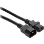 Hosa IEC C14 to IEC C13 Power Extension Cord (0.45m)