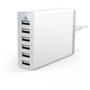 Anker PowerPort 6-Port USB Wall Charger (White)