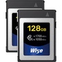 Wise Advanced 128GB CFX-B Series CFexpress Memory Card (2-Pack)
