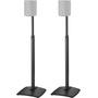 SANUS WSSA2 Adjustable Speaker Stands for the Sonos One, PLAY:1, and PLAY:3 (Black, Pair)