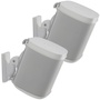 SANUS WSWM22 Wireless Speaker Wall Mounts for the Sonos One, PLAY:1, & PLAY:3 (White, Pair)