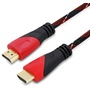 FSU Gold Plated Nylon HDMI Cable (0.5m, Red)