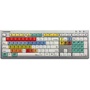 StreamStar SW Keyboard - Dedicated, color coded PC keyboard