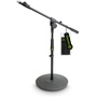 Gravity GMS2212B Short Microphone Stand with Telescoping Boom