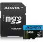 ADATA Premier microSDHC UHS-I A1 V10 Card with Adapter (64GB)