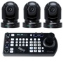BirdDog Eyes P200 1080p Full NDI PTZ Camera Bundle (Black)