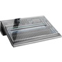Decksaver Cover for Allen & Heath QU-24 Mixer (Smoked/Clear)