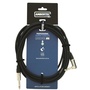Ambertec AMB0-QR2-I0-060 Guitar Cable REAN Connectors Straight/Right Angle (Black, 6m)