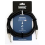 Ambertec AMB0-QQ2-I0-030 Guitar Cable REAN Connectors Straight/Straight (Black, 3m)