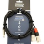Ambertec AMB0-MXX-M1-015 Cable REAN 3.5mm TRS plug - 2 x XLR M (1.5m)