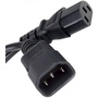 Furman ADP-10E2 10A Male IEC to 10A Female IEC (Black, 2m)