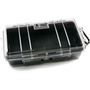 Pelican 1060 Micro Case (Black/Clear)