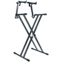 PROEL Keyboard Stand Double Tier Double Brace HEAVY DUTY