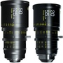DZOFilm Pictor 20-55mm and 50-125mm T2.8 Super35 Zoom Lens Bundle (PL Mount and EF Mount, Black)