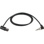 Cable Techniques Mini TRS to TA3F Low-Profile Wireless Line Input Cable (45.7cm)