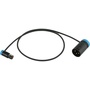 Cable Techniques CT-LPS-3TMX Low-Profile TA3F to LXPXLR-3M Cable (45.7cm, Blue)