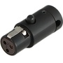 Cable Techniques CT-LPS-TA3-K LPS Low-Profile TA3F Connector (Black)