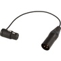 Cable Techniques Low-Profile 3-Pin XLR-F to 3-Pin XLR-M Shortie Mic Jumper Cable (22.8cm)