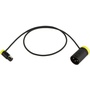 Cable Techniques CT-LPS-3TMX Low-Profile TA3F to LXPXLR-3M Cable (45.7cm, Yellow)