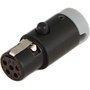 Cable Techniques CT-LPS-TA5-A LPS Low-Profile TA5F Connector (Gray)
