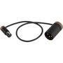 Cable Techniques CT-LPS-3TMX Low-Profile TA3F to LXPXLR-3M Cable (30.4cm, Brown)