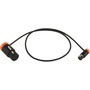 Cable Techniques CT-LPS-FX3T-24N Low-Profile LPXLR-3F to TA3F Cable (60.9cm, Orange)