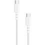 Anker PowerLine Select+ USB-C to USB-C 2.0 (White, 1.8m, Pouch Included)
