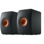 KEF LS50 Wireless II HIFI Speakers 5.25" (Carbon Black, Pair)