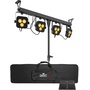 CHAUVET DJ 4Bar LT Quad BT Wash Lighting System with Tripod, Carry Bag, and Footswitch