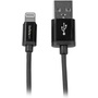 StarTech 8-pin Lightning to USB Cable (Black, 15.2cm)