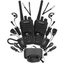 Uniden UH755-2DLX 5 Watt UHF CB Splash-Proof Handheld Radio (Deluxe Pack)