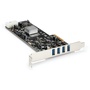 StarTech 4 Port Quad Bus PCIe USB 3 Card w/ UASP