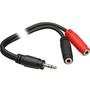 Hosa YMM-261 Insert Splitter Cable - 0.5'