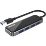 UNITEK uHUB Q4 USB 3.1 Multi-Port Hub with USB-A Connector. Includes 4x USB-A