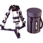 Miller Baby Aluminum 2-Stage Tripod Legs (100mm Bowl) with On-Ground Spreader and Carry Case
