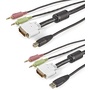 StarTech 4-in-1 USB DVI KVM Cable w/ Audio (3m)
