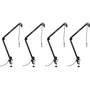 Gator Cases Deluxe Frameworks Desktop Mic Boom Stand - 4 Pack