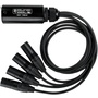 SoundTools CAT Tails MX Four XLR Male Audio Lines Down Shielded Cat 5/6/7 Cable