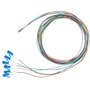 DYNAMIX LC APC OS1 900um Single-Mode Pigtails (2m - Colour Coded 6 Pack)