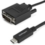 StarTech USB-C to DVI Cable 1920 x 1200 (2m, Black)