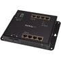 StarTech Industrial 8 Port Gigabit PoE+ Switch plus 2 SFP Pts