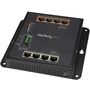 StarTech Industrial 8 Port Gigabit PoE Switch - Managed (4 PoE+)