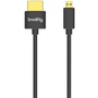 SmallRig Micro-HDMI to HDMI Cable (D to A, 35cm)