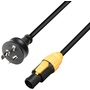 Adam Hall 8101 TCON 0150 IP65 Powertwist Power Cord (1.5 m)