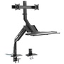 Brateck 17"-27" Dual Monitor Gas Spring Sit-Stand Desk Converter
