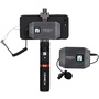 Comica Audio CVM-WS50A Wireless Lavalier Microphone System with Bluetooth Controller for Smartphones